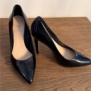 Vince Camuto Patent Leather Black Heels